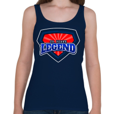 PRINTFASHION 20 YEARS LEGEND - Női atléta - Sötétkék női trikó