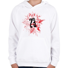 PRINTFASHION 23.png - Gyerek kapucnis pulóver - Fehér gyerek pulóver, kardigán