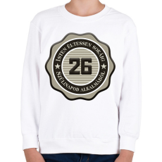 PRINTFASHION 26 - Gyerek pulóver - Fehér