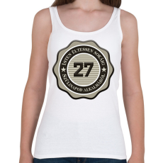PRINTFASHION 27 - Női atléta - Fehér