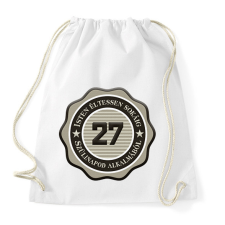 PRINTFASHION 27 - Sportzsák, Tornazsák - Fehér tornazsák