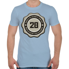 PRINTFASHION 28 - Férfi póló - Világoskék férfi póló