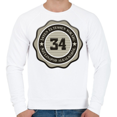 PRINTFASHION 34 - Férfi pulóver - Fehér