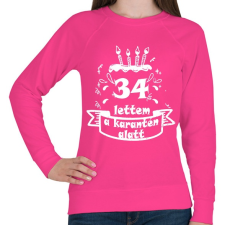 PRINTFASHION 34 lettem - Női pulóver - Fukszia női pulóver, kardigán