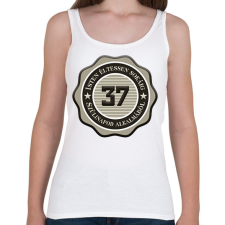 PRINTFASHION 37 - Női atléta - Fehér női trikó