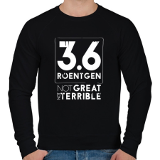 PRINTFASHION 3,6 Roentgen - Férfi pulóver - Fekete férfi pulóver, kardigán
