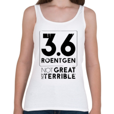 PRINTFASHION 3,6 Roentgen  - Női atléta - Fehér