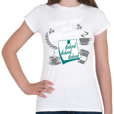PRINTFASHION 3 dolgot - Női póló - Fehér női póló
