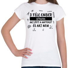 PRINTFASHION 3 féle ember - Női póló - Fehér női póló