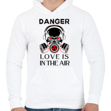 PRINTFASHION 3 - Férfi kapucnis pulóver - Fehér férfi pulóver, kardigán