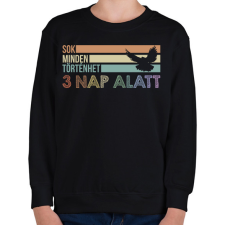 PRINTFASHION 3 nap alatt - Gyerek pulóver - Fekete gyerek pulóver, kardigán