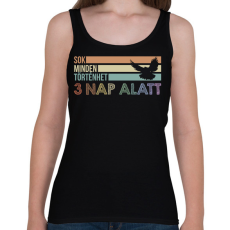 PRINTFASHION 3 nap alatt - Női atléta - Fekete