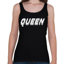PRINTFASHION 3D queen - Női atléta - Fekete női trikó