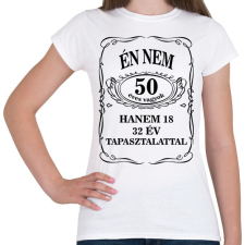 PRINTFASHION 50 éves - Női póló - Fehér női póló