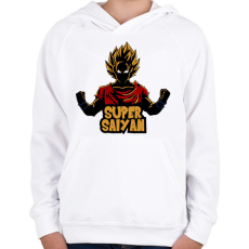 PRINTFASHION 52068 - Gyerek kapucnis pulóver - Fehér