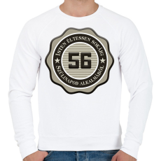 PRINTFASHION 56 - Férfi pulóver - Fehér