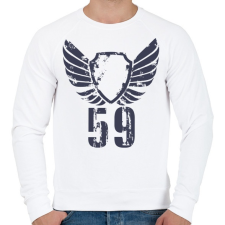 PRINTFASHION 59gbl.png - Férfi pulóver - Fehér férfi pulóver, kardigán
