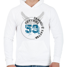 PRINTFASHION 59t&g-01.png - Férfi kapucnis pulóver - Fehér