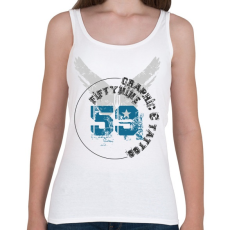 PRINTFASHION 59t&g-01.png - Női atléta - Fehér
