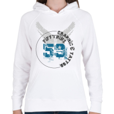 PRINTFASHION 59t&g-01.png - Női kapucnis pulóver - Fehér női pulóver, kardigán