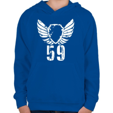 PRINTFASHION 59wh.png - Gyerek kapucnis pulóver - Királykék gyerek pulóver, kardigán