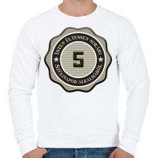 PRINTFASHION 5 - Férfi pulóver - Fehér