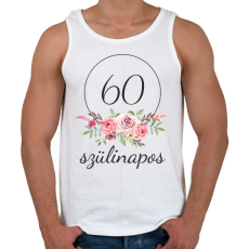 PRINTFASHION 60 éves szülinapos - Férfi atléta - Fehér