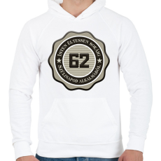 PRINTFASHION 62 - Férfi kapucnis pulóver - Fehér