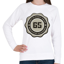 PRINTFASHION 65 - Női pulóver - Fehér női pulóver, kardigán