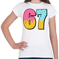 PRINTFASHION 67 meme - Női póló - Fehér női póló