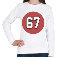 PRINTFASHION 67 - Női pulóver - Fehér