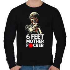 PRINTFASHION 6 feet - Férfi pulóver - Fekete férfi pulóver, kardigán