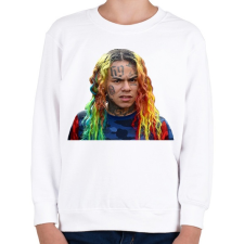 PRINTFASHION 6ix9ine - Gyerek pulóver - Fehér gyerek pulóver, kardigán