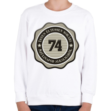 PRINTFASHION 74 - Gyerek pulóver - Fehér gyerek pulóver, kardigán