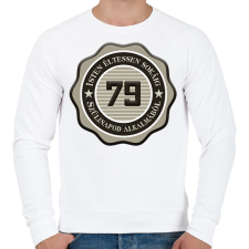 PRINTFASHION 79 - Férfi pulóver - Fehér férfi pulóver, kardigán