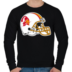 PRINTFASHION 80's Buccaneers Helmet - Férfi pulóver - Fekete