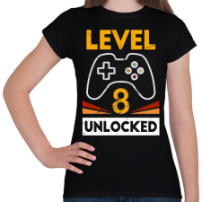 PRINTFASHION 8-as szint feloldva - Női póló - Fekete női póló