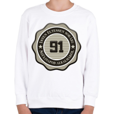 PRINTFASHION 91 - Gyerek pulóver - Fehér gyerek pulóver, kardigán