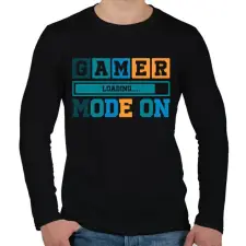 PRINTFASHION 99 - Férfi hosszú ujjú póló - Fekete férfi póló