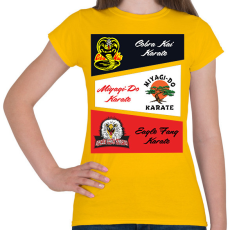 PRINTFASHION A 3 dojo - Női póló - Sárga