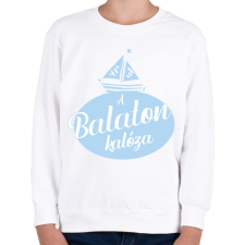 PRINTFASHION A Balaton kalóza - Gyerek pulóver - Fehér gyerek pulóver, kardigán