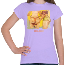 PRINTFASHION A biciklizés szexi - Női póló - Viola női póló