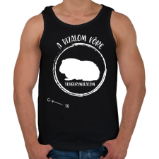 PRINTFASHION A bizalom köre - A tengerimalacom (fehér) - Férfi atléta - Fekete atléta, trikó