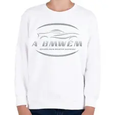 PRINTFASHION A BMWém nélkül - Gyerek pulóver - Fehér gyerek pulóver, kardigán