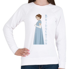 PRINTFASHION A Bridgerton család - Daphne - Női pulóver - Fehér női pulóver, kardigán