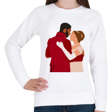 PRINTFASHION A Bridgerton család - Női pulóver - Fehér női pulóver, kardigán