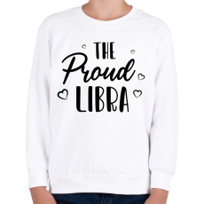 PRINTFASHION A büszke mérleg - Gyerek pulóver - Fehér
