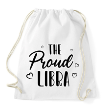 PRINTFASHION A büszke mérleg - Sportzsák, Tornazsák - Fehér tornazsák