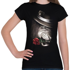 PRINTFASHION A bűvész - Női póló - Fekete női póló