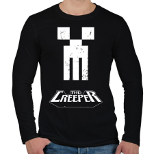 PRINTFASHION A creeper - Férfi hosszú ujjú póló - Fekete férfi póló